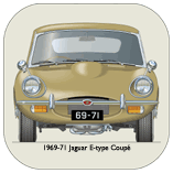 Jaguar E-Type Coupe 2+2 S2 (wire wheels) 1969-71 Coaster 1